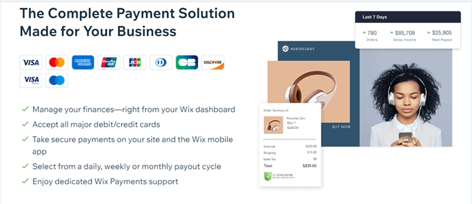 add payment gateway to wix