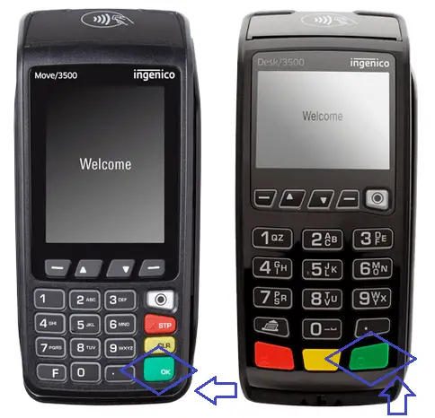 How to Turn On Ingenico Card Machine Move 5000